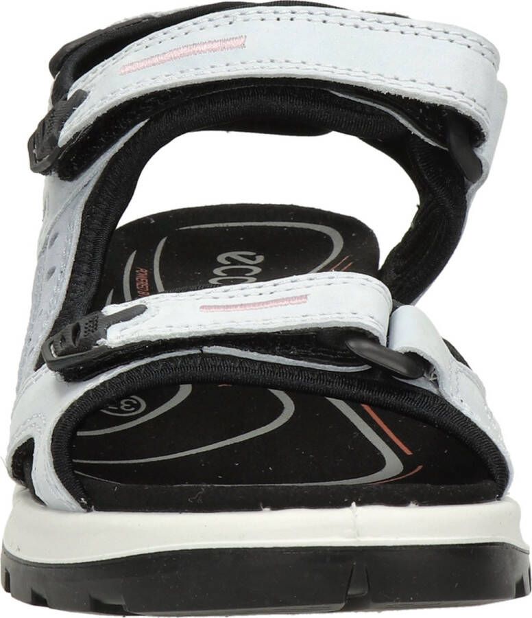 ECCO Offroad Sandalen Grijs Leer Dames