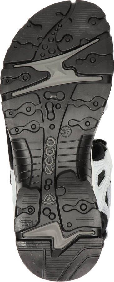 ECCO Offroad Sandalen Grijs Leer Dames