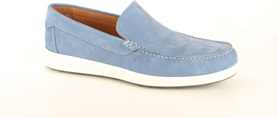 ECCO S Lite Moc M Instappers blauw Nubuck