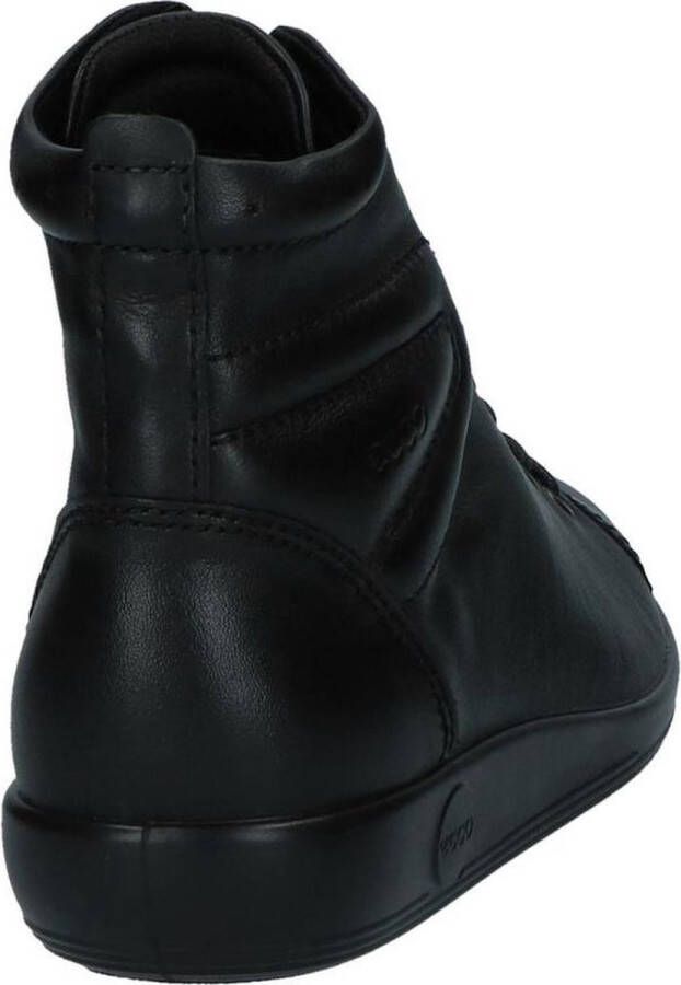 ECCO SOFT 2.0 dames Veterboot Zwart