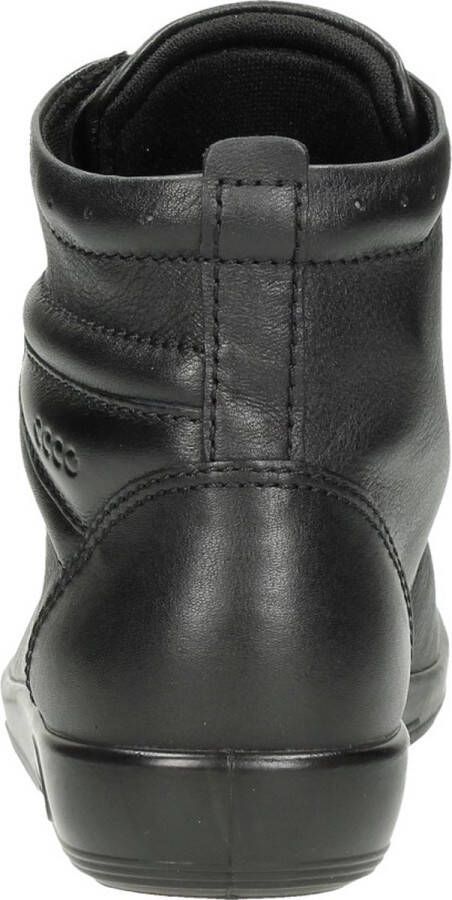 ECCO SOFT 2.0 dames Veterboot Zwart