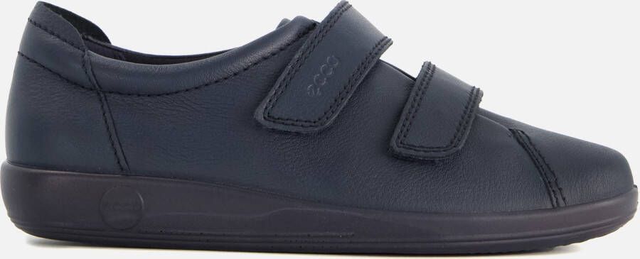 ECCO Soft 2.0 Sneakers Blauw Leer Dames