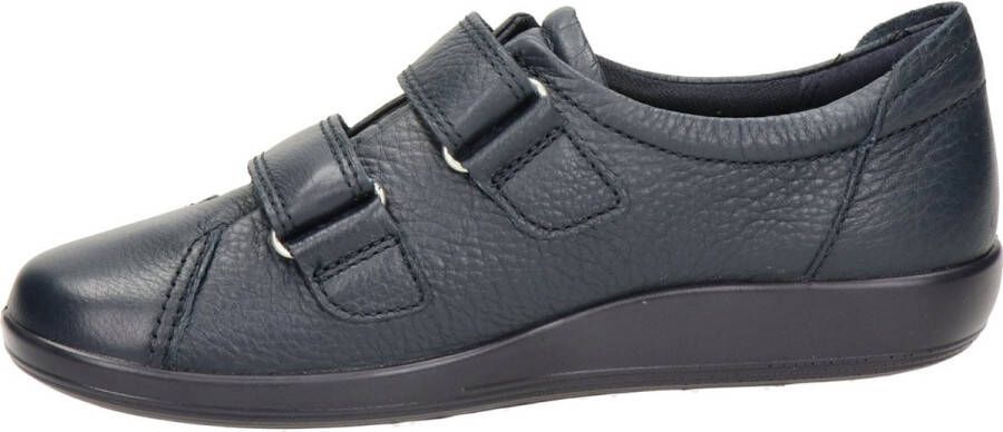 ECCO Soft 2.0 Sneakers Blauw Leer Dames