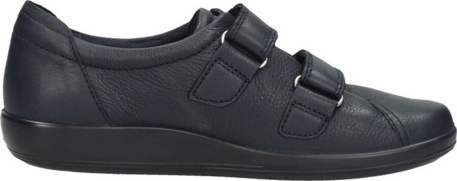 ECCO Soft 2.0 Sneakers Blauw Leer Dames