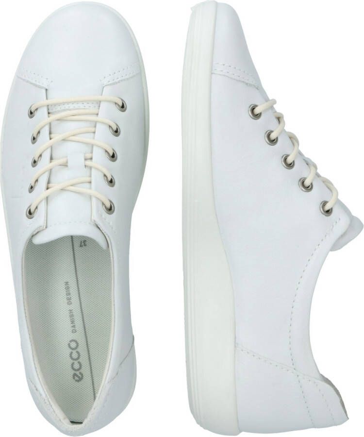 ECCO Soft 2.0 Sneakers Wit Leer Dames