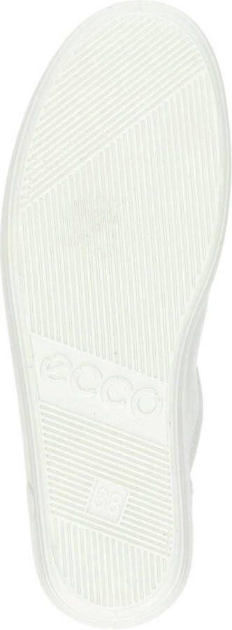 ECCO Soft 2.0 Sneakers Wit Leer Dames