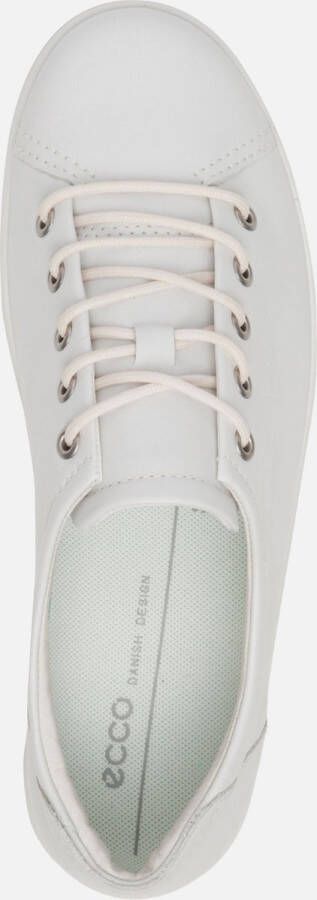 ECCO Soft 2.0 Sneakers Wit Leer Dames