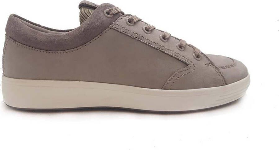 ECCO Soft 7 heren sneaker Taupe - Foto 4