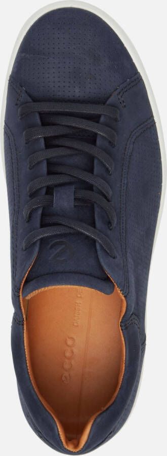 ECCO Soft 7 Sneakers Blauw Nubuck Heren