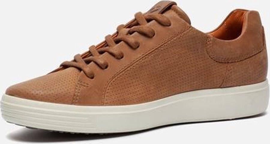 ECCO Soft 7 Sneakers bruin Nubuck Heren