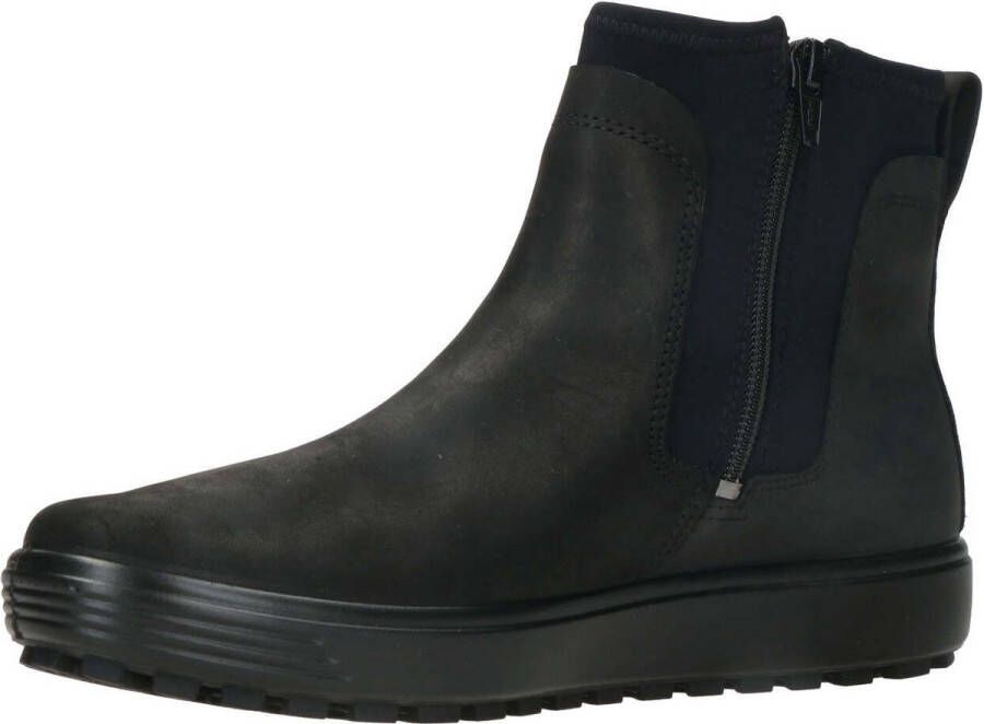 ECCO Soft 7 Tred dames enkellaars Zwart