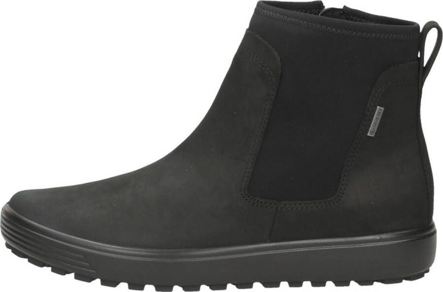 ECCO Soft 7 Tred dames enkellaars Zwart