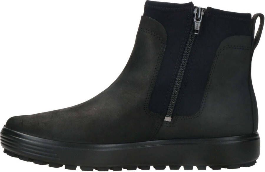 ECCO Soft 7 Tred W Chelsea boots zwart Nubuck Dames