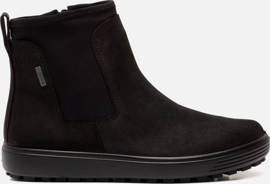 ECCO Soft 7 Tred W Chelsea boots zwart Nubuck Dames