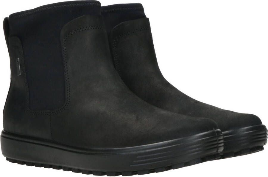 ECCO Soft 7 Tred W Chelsea boots zwart Nubuck Dames