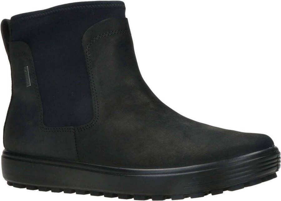 ECCO Soft 7 Tred W Chelsea boots zwart Nubuck Dames