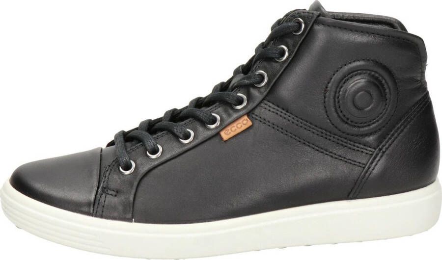 ECCO Soft 7 W Dames Sneakers Zwart