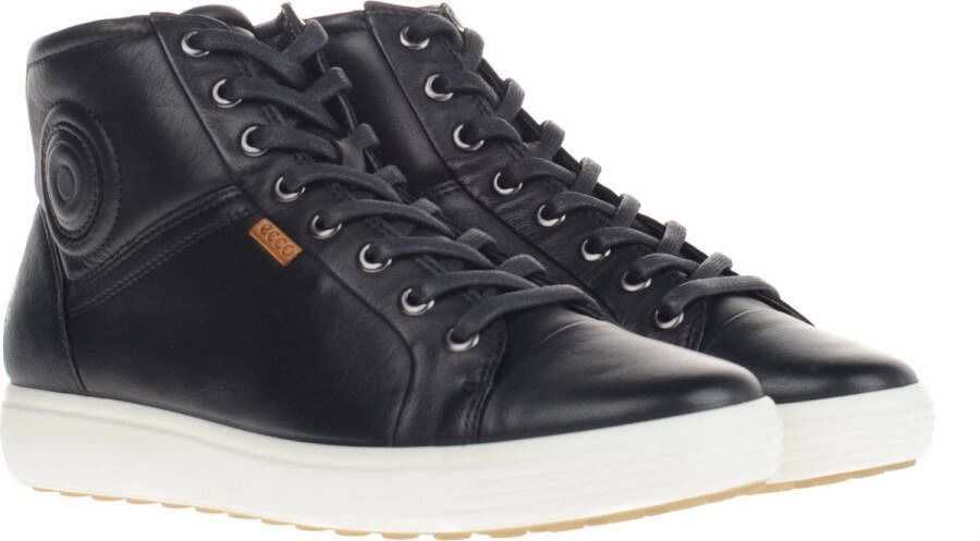 ECCO Soft 7 W Dames Sneakers Zwart