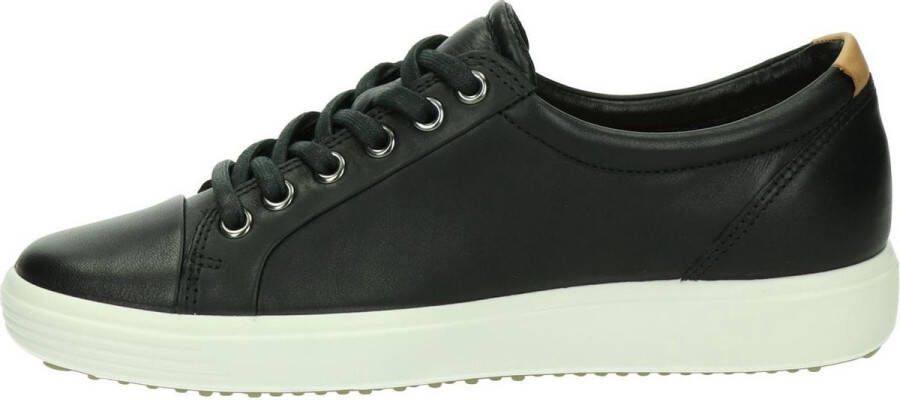 Ecco Sneakers SOFT 7 W met label vrijetijdsschoen lage schoen veterschoen smalle vorm