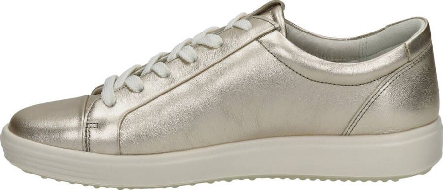 ECCO Soft 7 W Sneakers goud Imitatieleer Dames