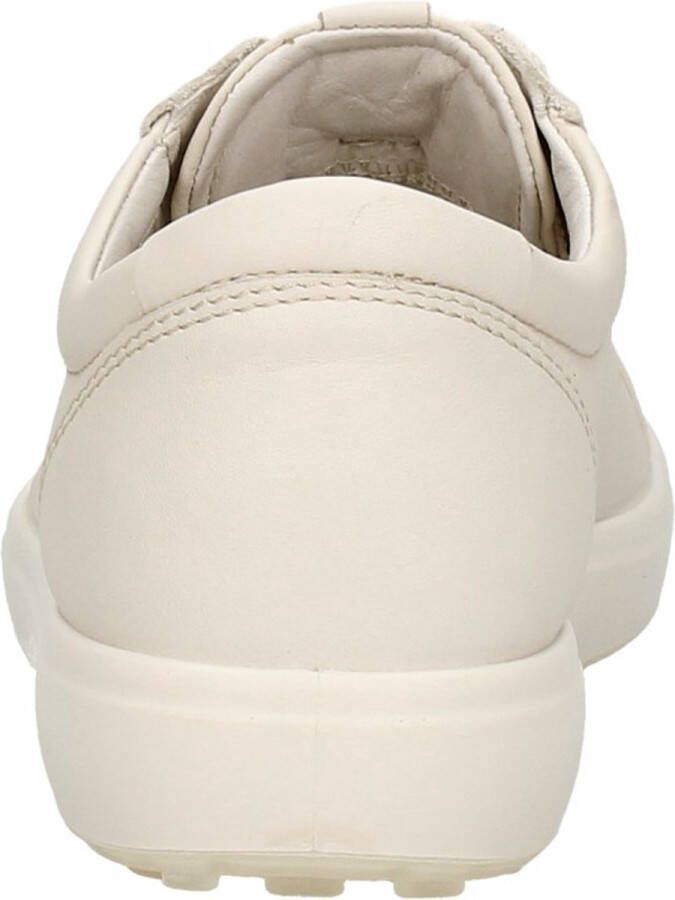 ECCO Soft 7 W veterschoenen beige Textiel Dames