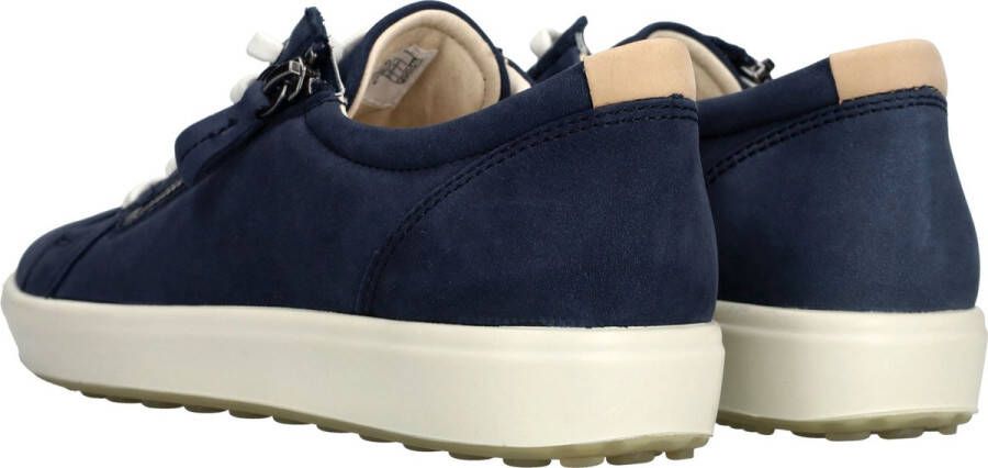 ECCO Soft 7 W Veterschoenen blauw Textiel Dames - Foto 14