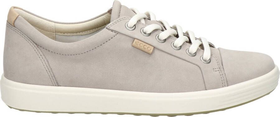 Ecco Sneakers SOFT 7 W met label vrijetijdsschoen lage schoen veterschoen smalle vorm