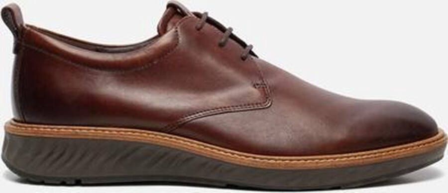 ECCO ST.1 Hybrid nette herenschoen Cognac