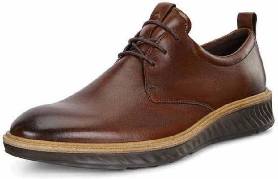 ECCO ST.1 Hybrid nette herenschoen Cognac