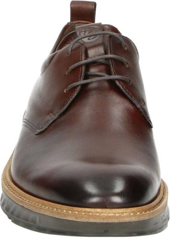 ECCO ST.1 Hybrid nette herenschoen Cognac