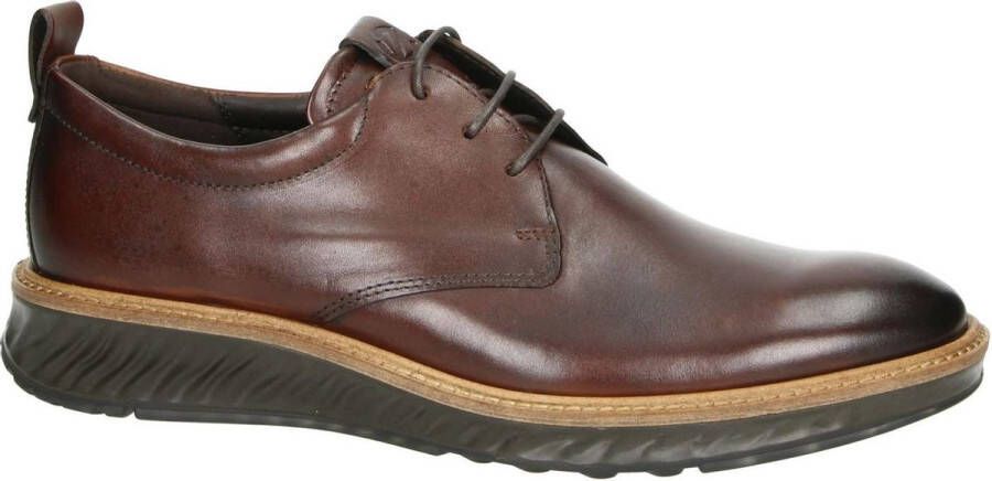 ECCO ST.1 Hybrid nette herenschoen Cognac