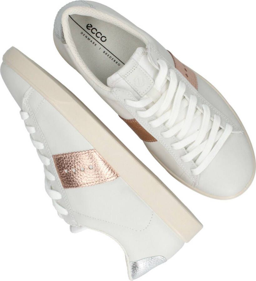 ECCO Street Lite dames sneakers Wit Uitneembare zool