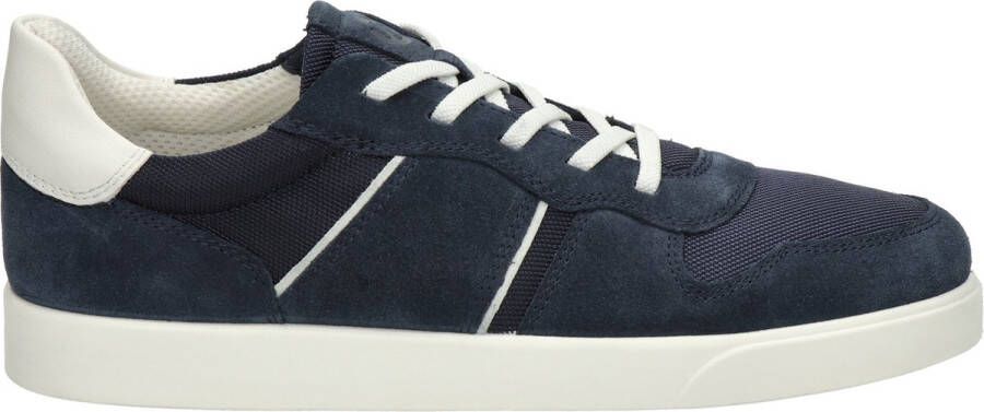 ECCO Street Lite M Sneakers blauw Suede Heren