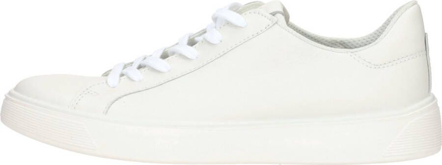 ECCO Street Tray M Sneakers wit Leer Heren