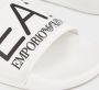 Emporio Ar i EA7 Logo embossed slides Wit - Thumbnail 7