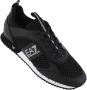 Emporio Ar i EA7 Logo Sneakers met Treklipje en Merk Binnenzool Black - Thumbnail 11