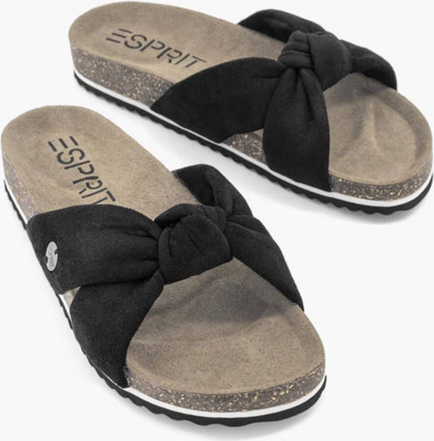 Esprit new Zwarte slipper knoop - Foto 5