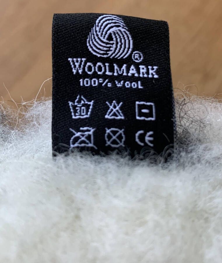 Fast wool Wollen sloffen laars model gemêleerd