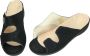 Fidelio Hallux -Dames zwart slippers & muiltjes - Thumbnail 4