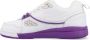 Fila Damen Basketball Sneaker Casim Women White-Electric Purple - Thumbnail 3