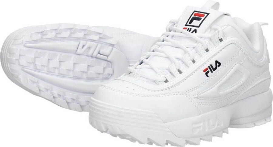 Fila Disruptor Sneakers wit Pu Dames