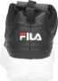 Fila sneakers zwart Imitatieleer Logo 38 - Thumbnail 8