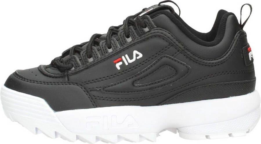 Fila sneakers zwart Jongens Meisjes Imitatieleer Logo 36