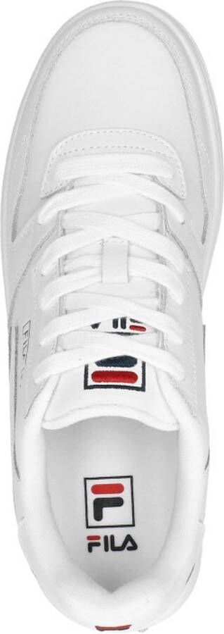 Fila Witte Lage Top Sneaker Leren Rubberen Zool White Heren - Foto 4