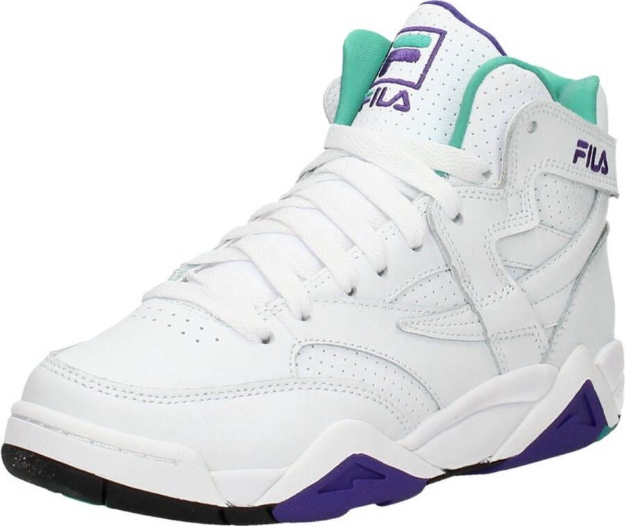 Fila Witte veterschoenen met contrasterende accenten White Dames