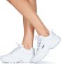 Fila Matte Oppervlak Lage Top Sneakers White Dames - Thumbnail 10