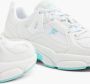 Fila Witte chunky sneaker turqoise zool - Thumbnail 5