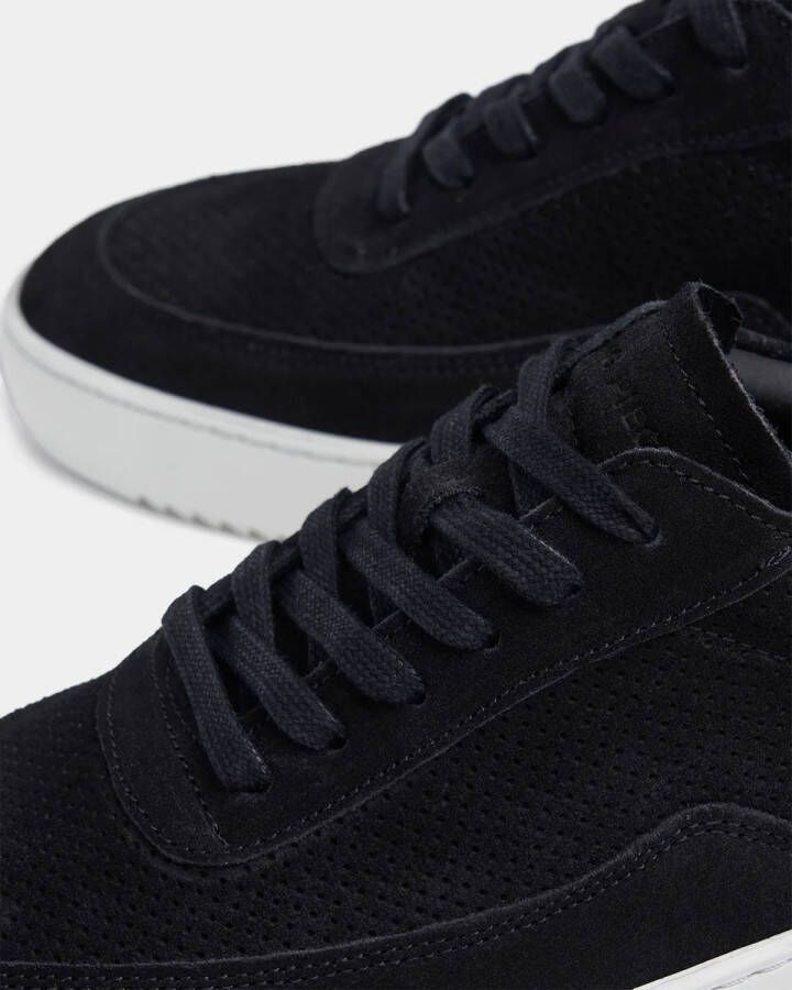 Filling Pieces Mondo Perforated Organic Black Heren Sneaker