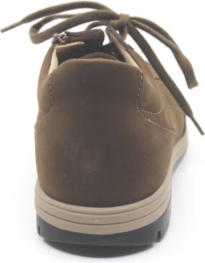 FinnComfort Finn Comfort OSORNO 01402-751187 Bruine extra brede veterschoenen met rits wijdte K