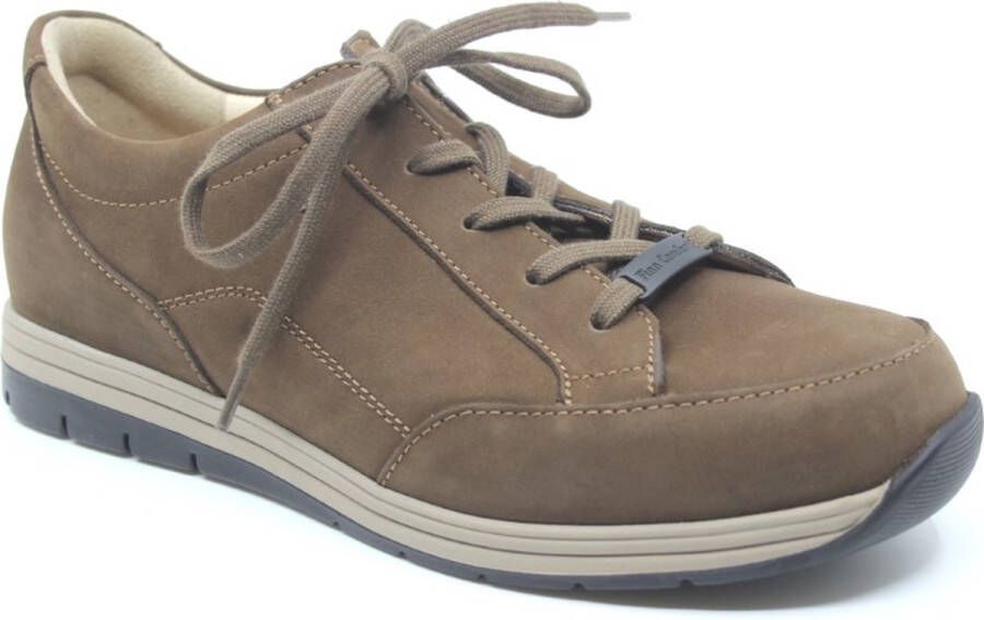 FinnComfort Finn Comfort OSORNO 01402-751187 Bruine extra brede veterschoenen met rits wijdte K